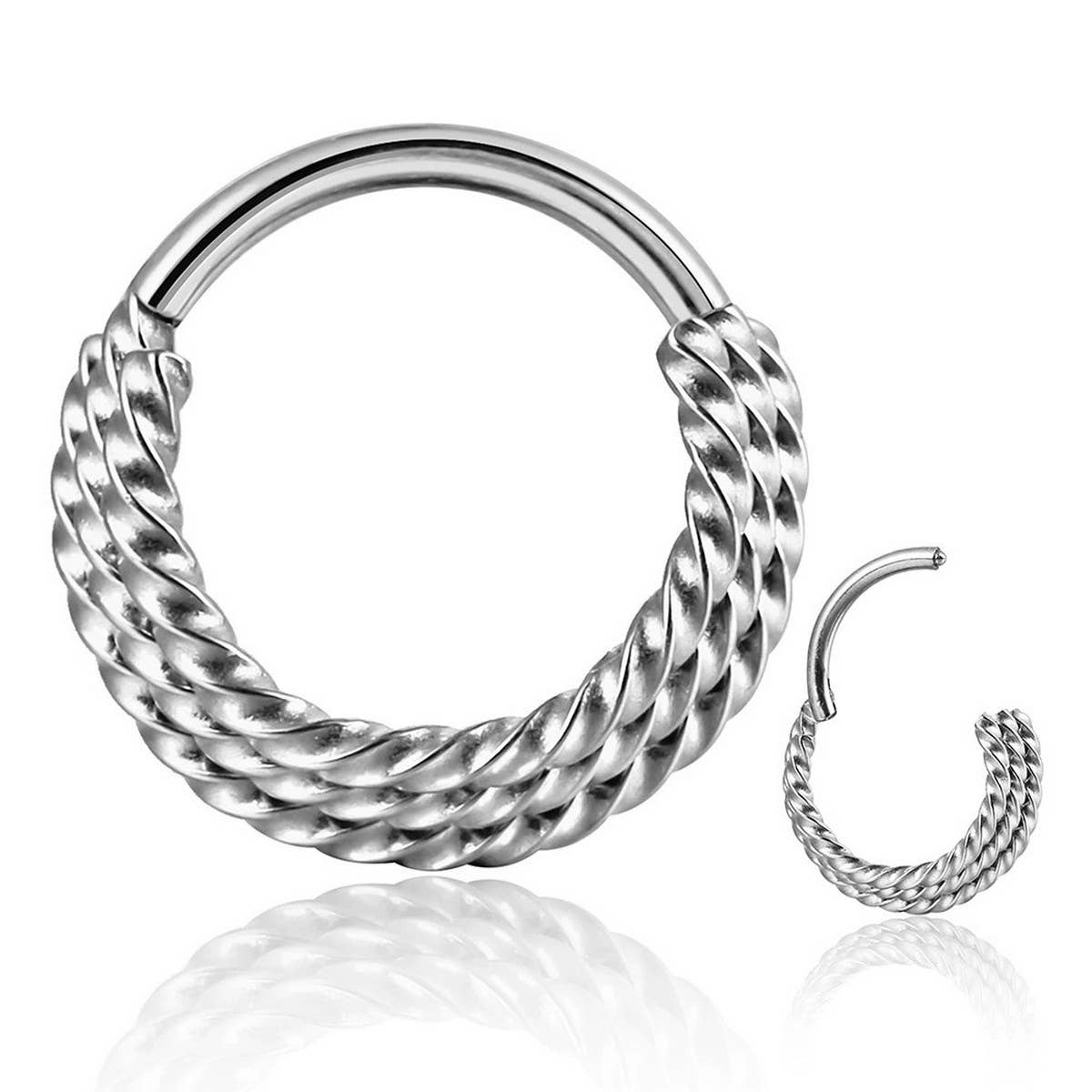 Trendy Stainless Steel Nose Ring Piercing