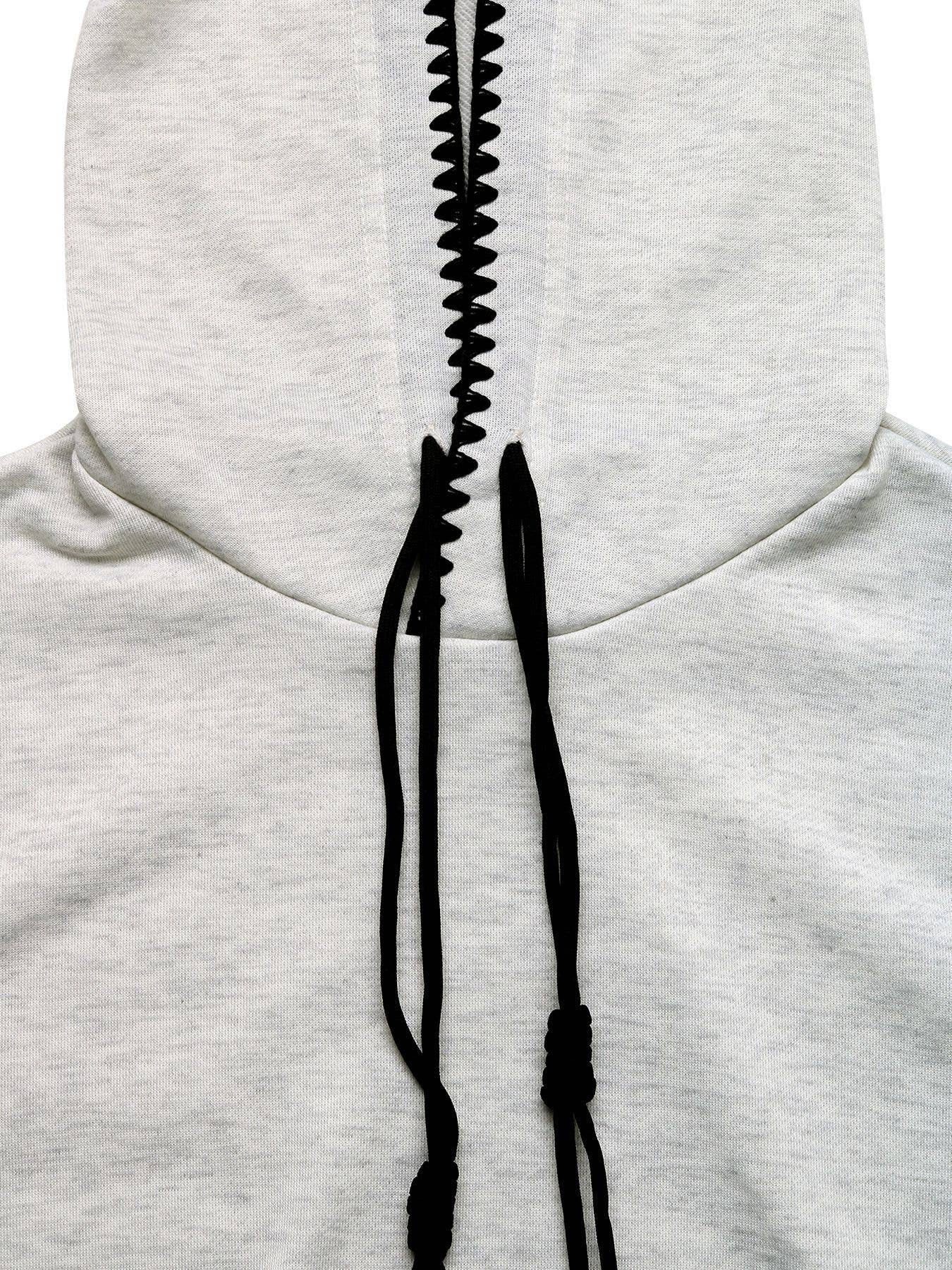 Two versatile long-sleeved hooded sweatshirts