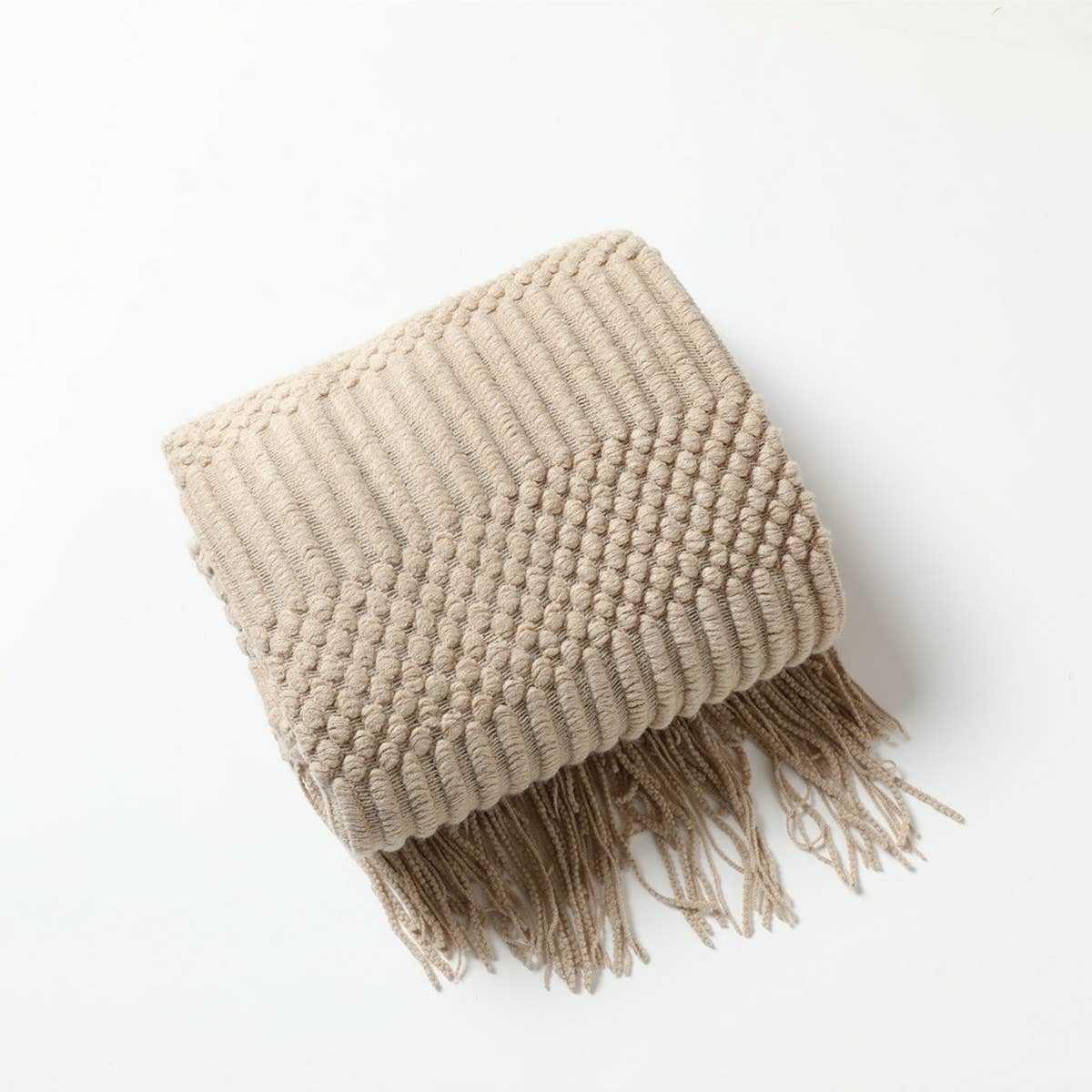 DOUDOU BLANKET FRINGED SHAWL BLANKET