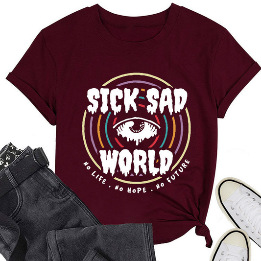 Simple Crew Neck Tee ??Comfortable Fit_CWTTS1532