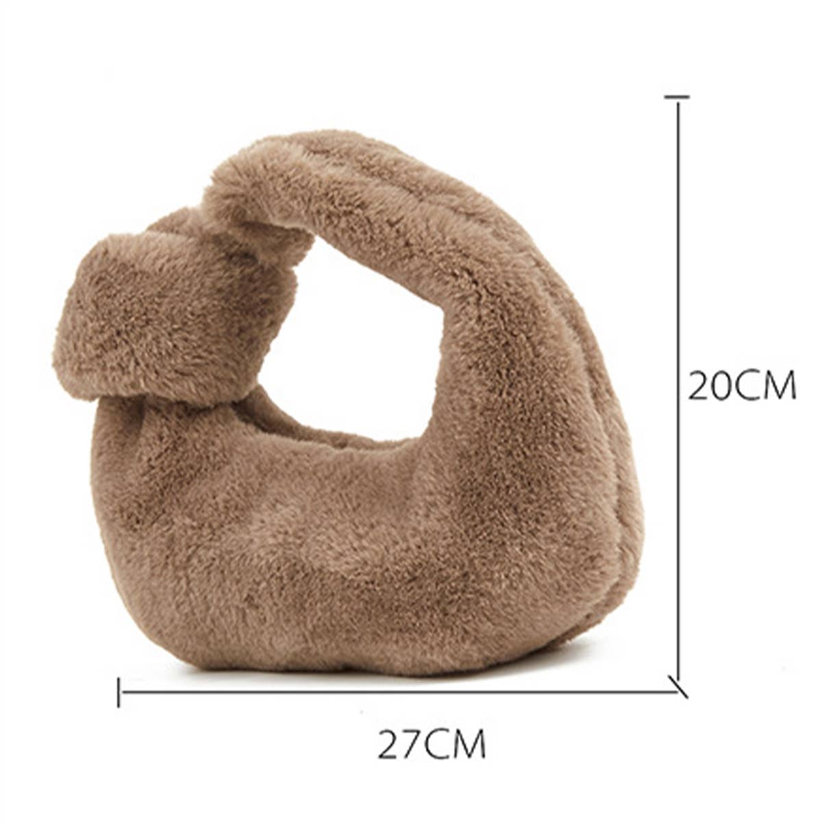 SIMPLE SOLID COLOR MAKEUP BAG DUMPLING BAG_CWAB1434