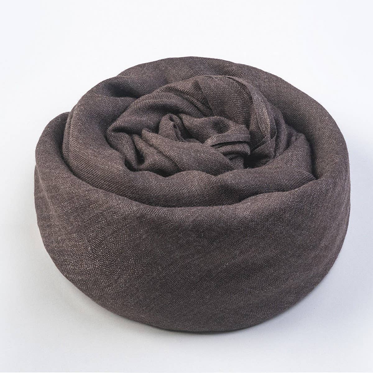 Solid Cotton Linen Scarf for Women Summer Sun Prot_CWASC1451