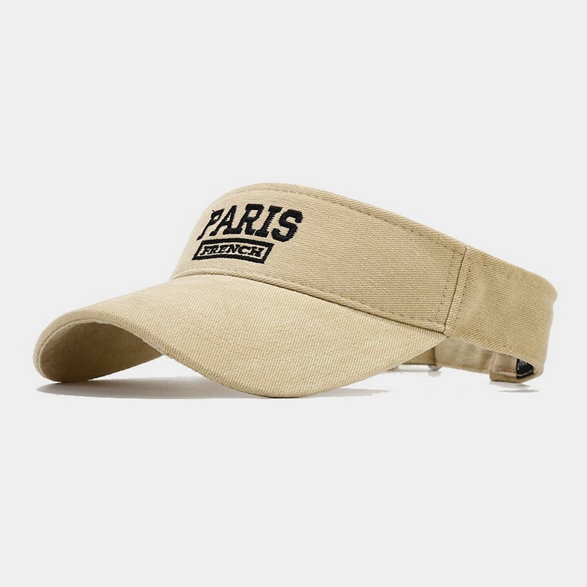 PARIS Embroidered Visor Hat -Summer Baseball Cap_CWAH3302
