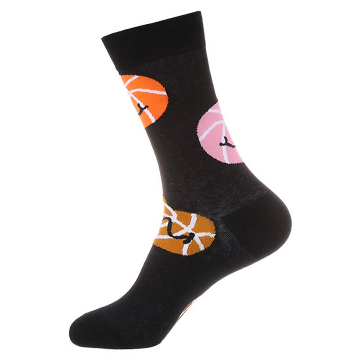 AUTUMN AND WINTER CREATIVE PRINTED MID-CALF SOCKS_CWMS1014