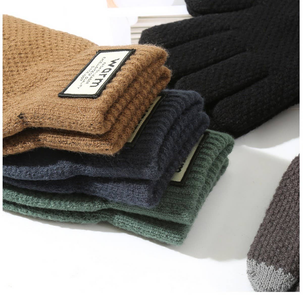 CYCLING WARM MEN'S WINDPROOF TOUCH SCREEN GLOVES_CWAG0148