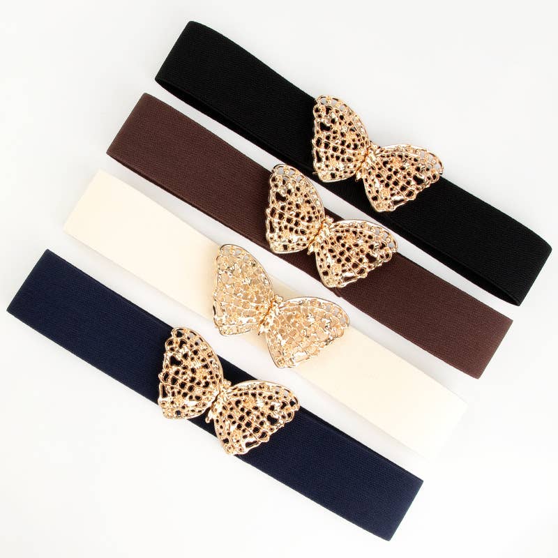 Fashionable and versatile Butterfly stretch belt