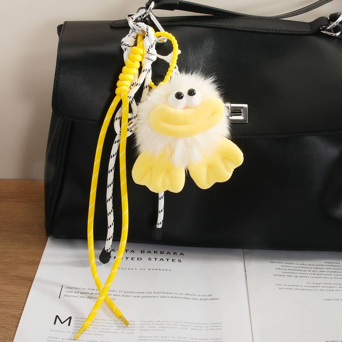 Plush Duckbill & Soot Sprite Charm Keychain_CWMM7820