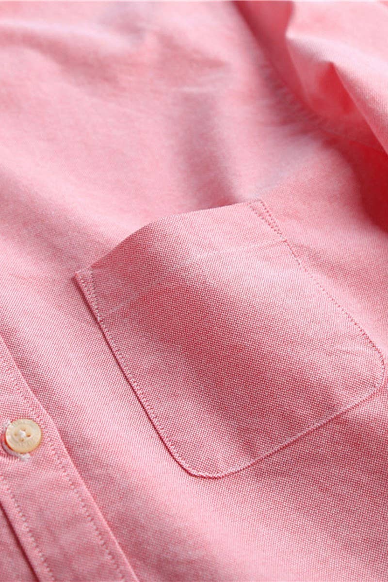 Cwtstl2244_Solid Color Long-Sleeved Cotton Bottoming Shirt