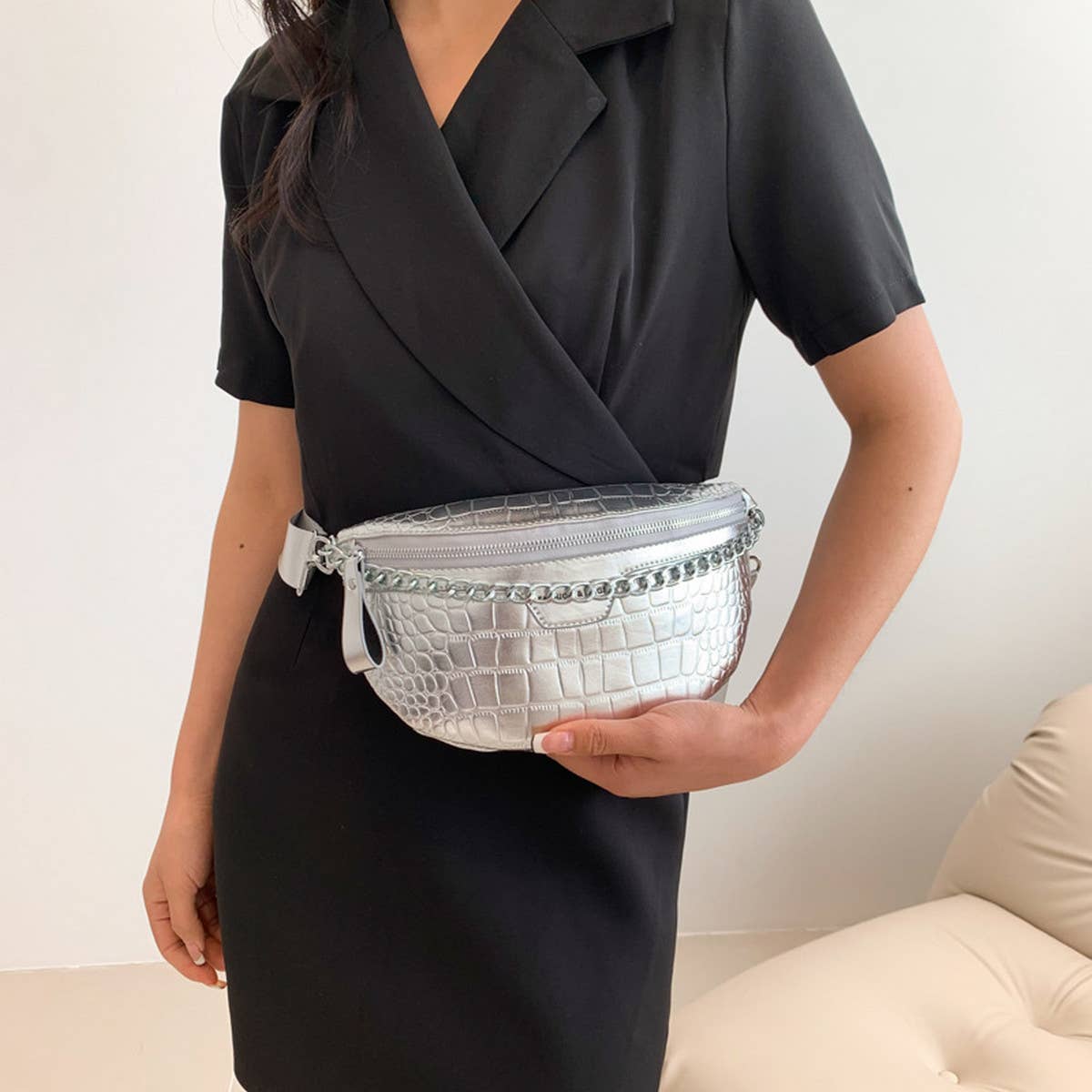 WOMEN LEISURE SPORTS CHEST BAG SHOULDER BAG_CWAB0996