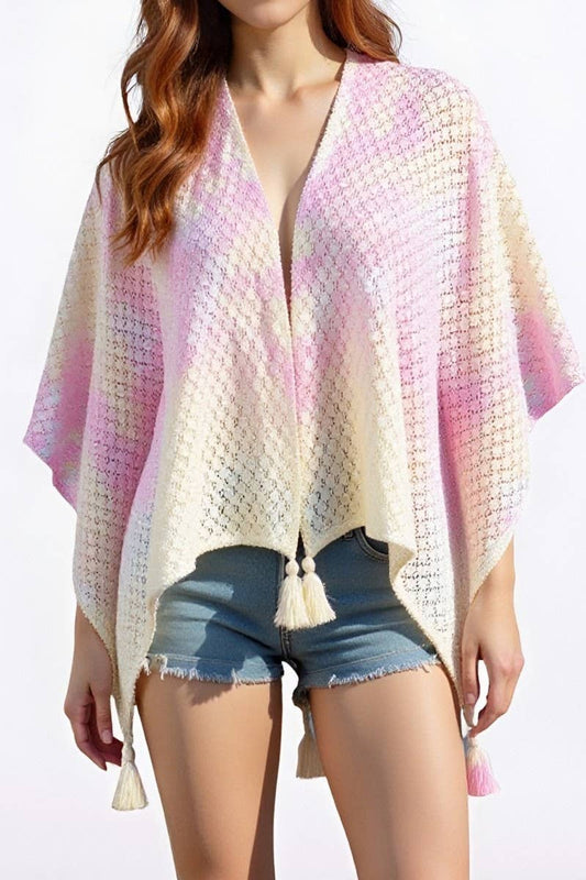 CWOCAL2352_BOHO CROCHET FRINGE COVER UP CAPE CARDIGAN