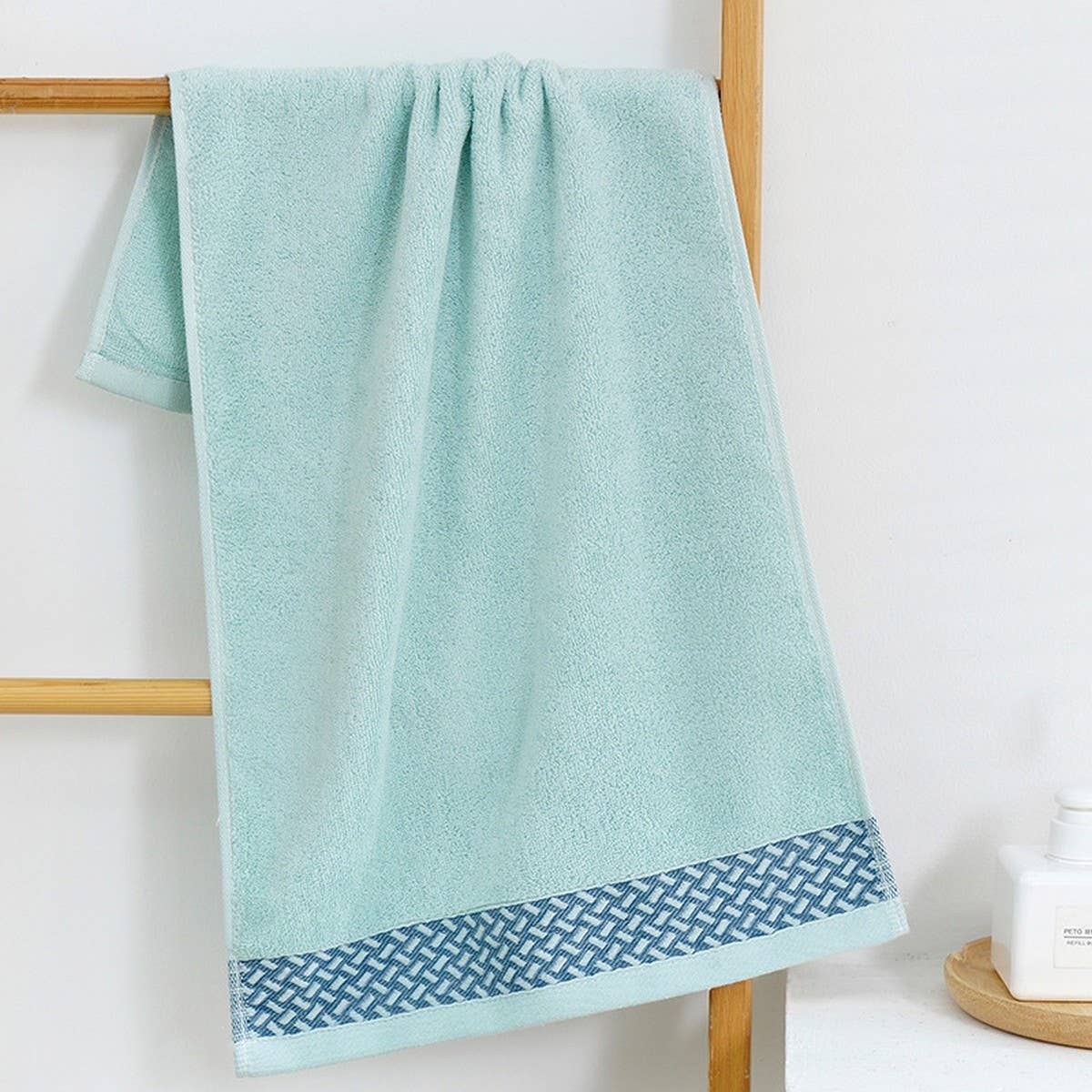 SOLID COLOR COTTON ADULT EXTRA THICK BATH TOWEL_CWMM2309