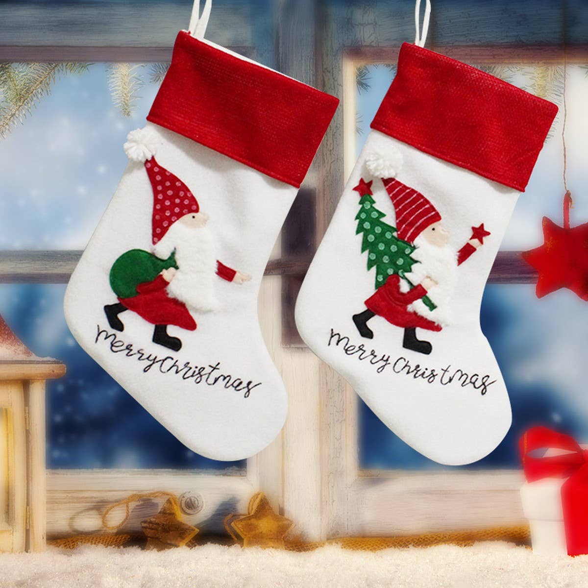 CHRISTMAS SOCKS CHILDREN GIFT BAG CANDY BAG