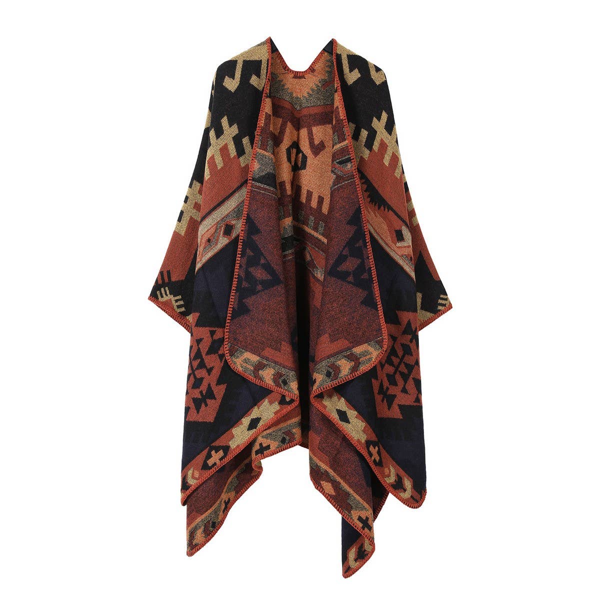 OUTER CAPE THICKENED CASHMERE CAPE WARM SCARF_CWASC2180