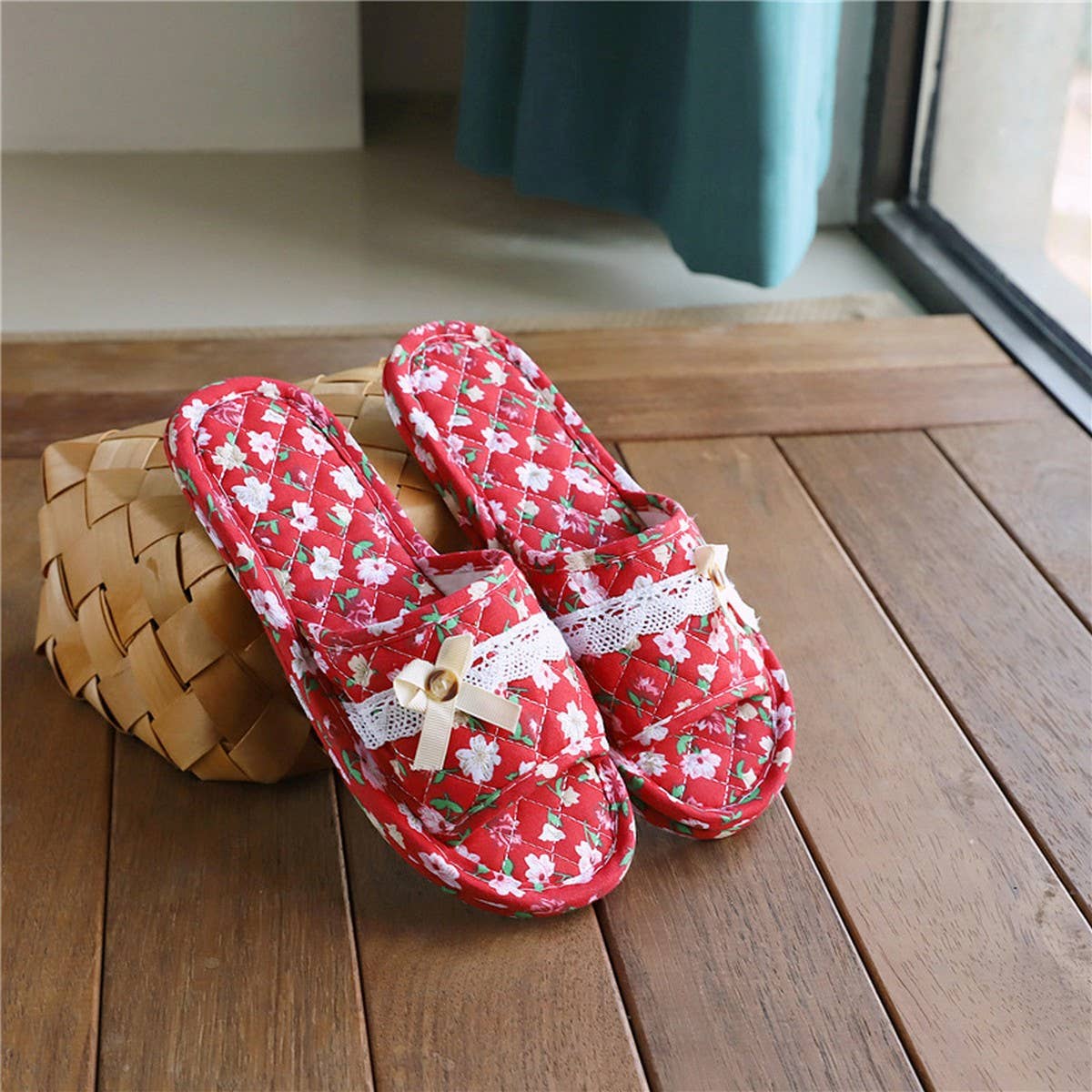 Linen Indoor Slippers for Home & Couple Wear