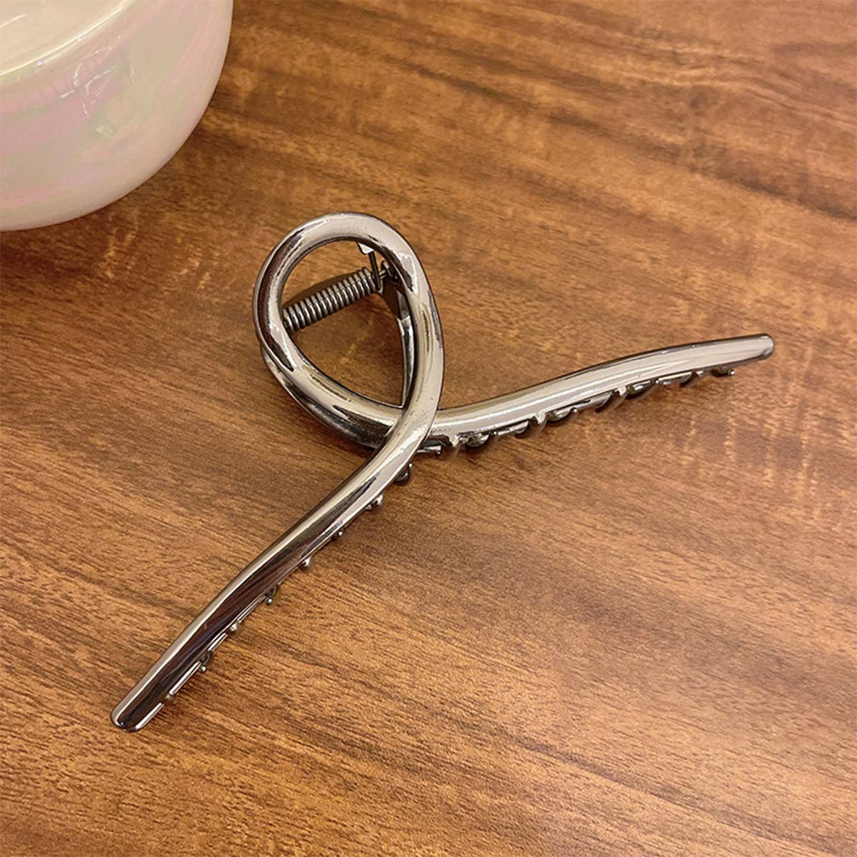 Oversized Metal Hair Claw ??13.5cm Minimalist Clip_CWAHA2375