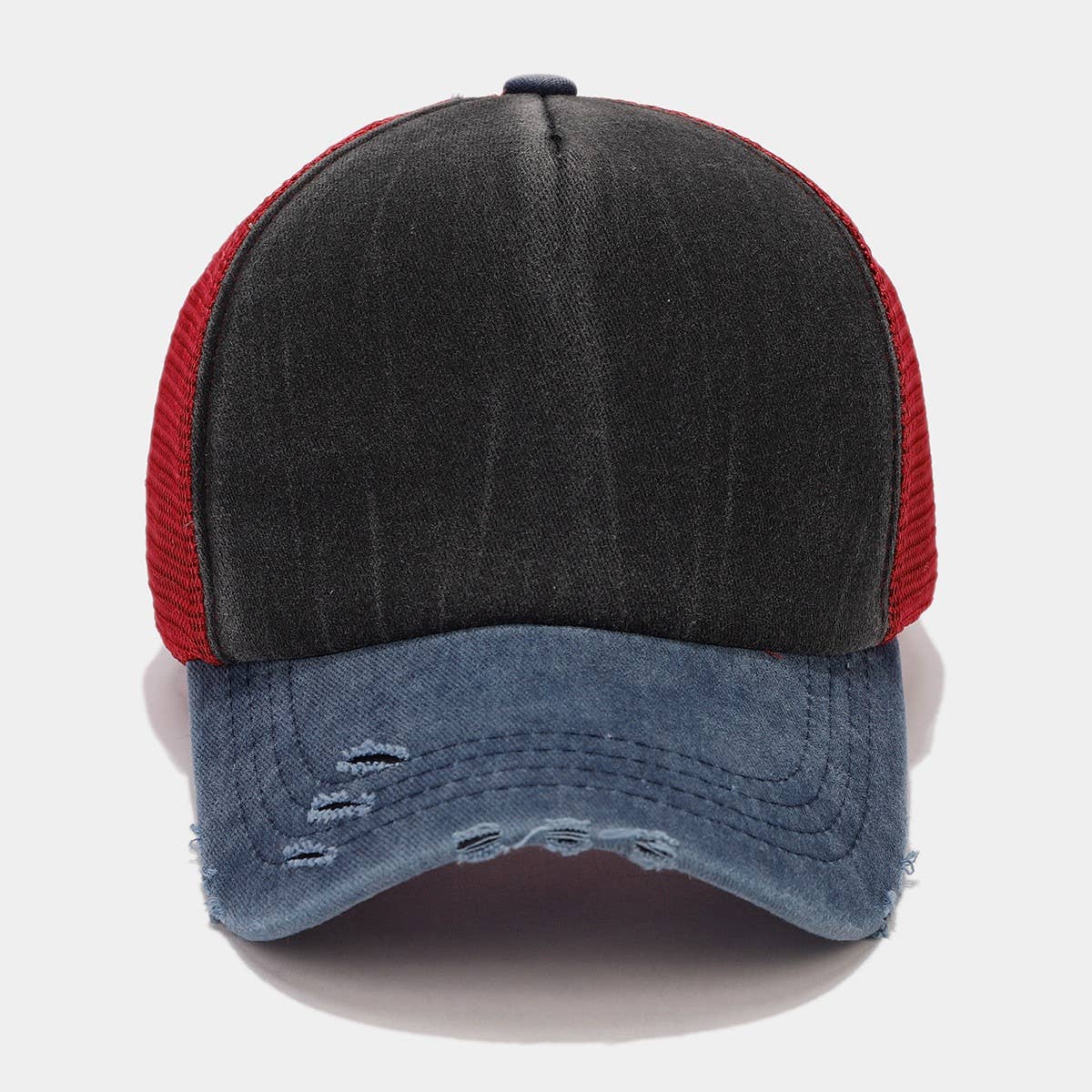 2024 NEW CONTRAST COLOR WASHED BASEBALL CAP_CWAH1571