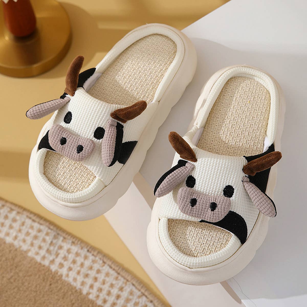 HOME CUTE CARTOON NON-SLIP SLIPPERS