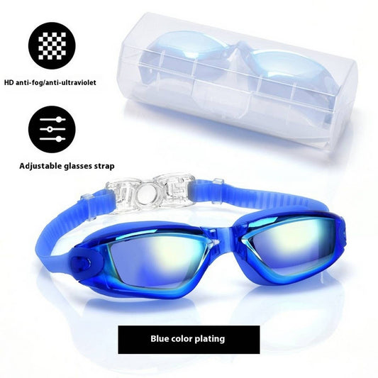 Pro Silicone Swim Goggles, Anti-Fog Waterproof_CWASG1037