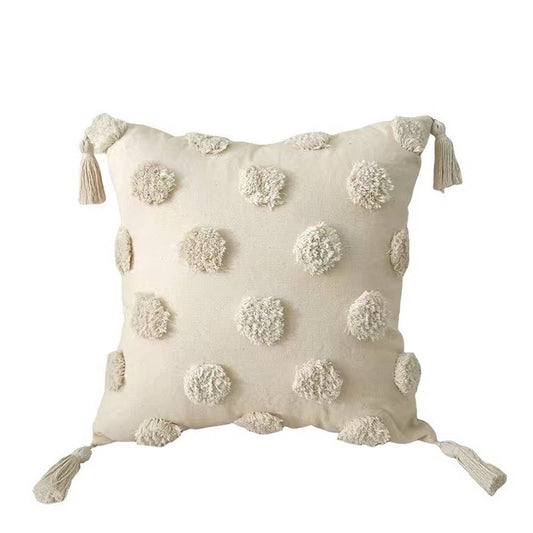 Cotton Linen Pillow Cover for Living Room Sofa &Bed