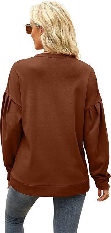 HOODIE CREW-NECK SPLICED LONG-SLEEVED TOP