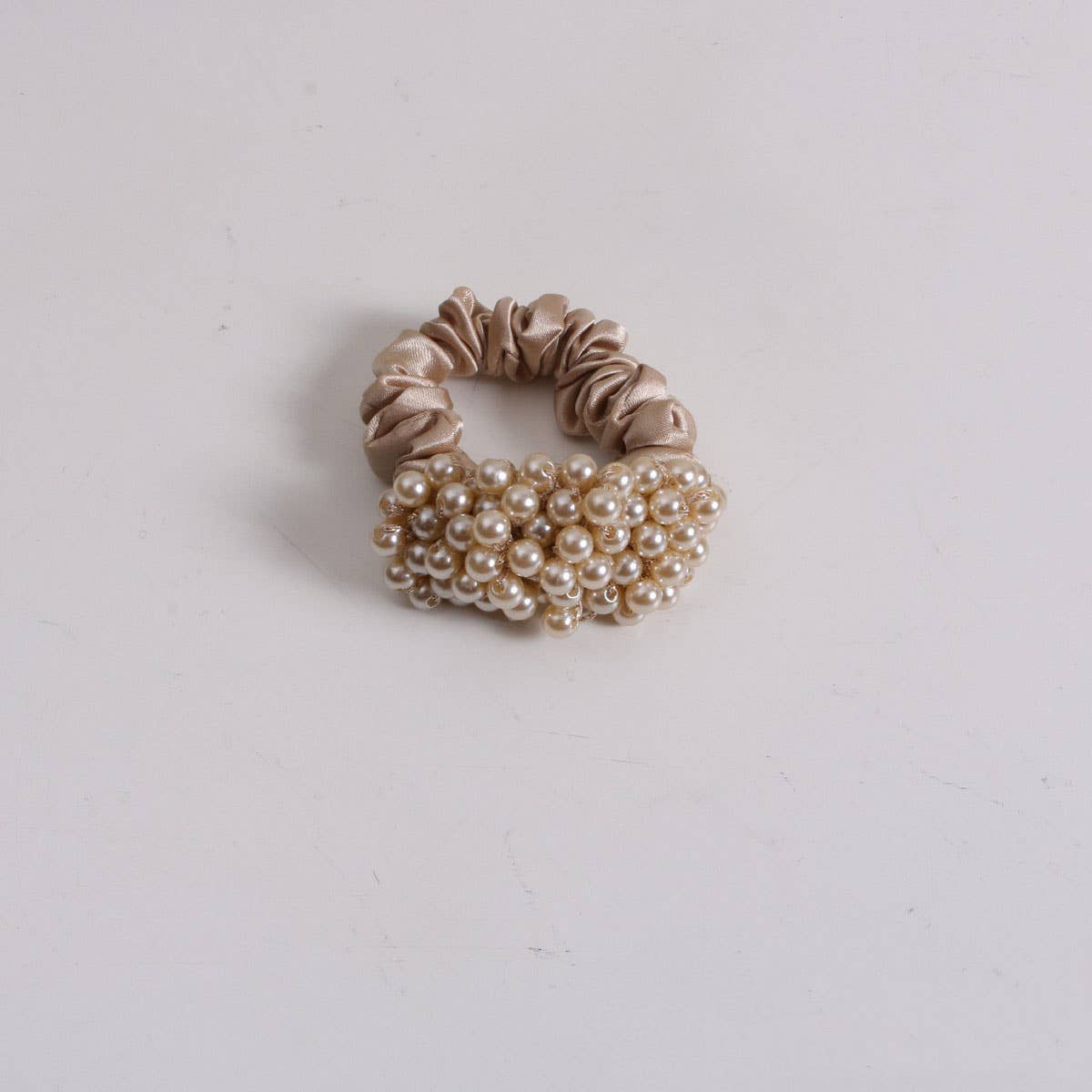 New Simple Pearl Scrunchie Cute Fresh Hair Tie