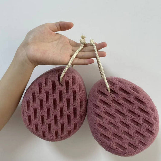CLEANSING AND EXFOLIATING BATH BALL SOFT BATHSPONGE