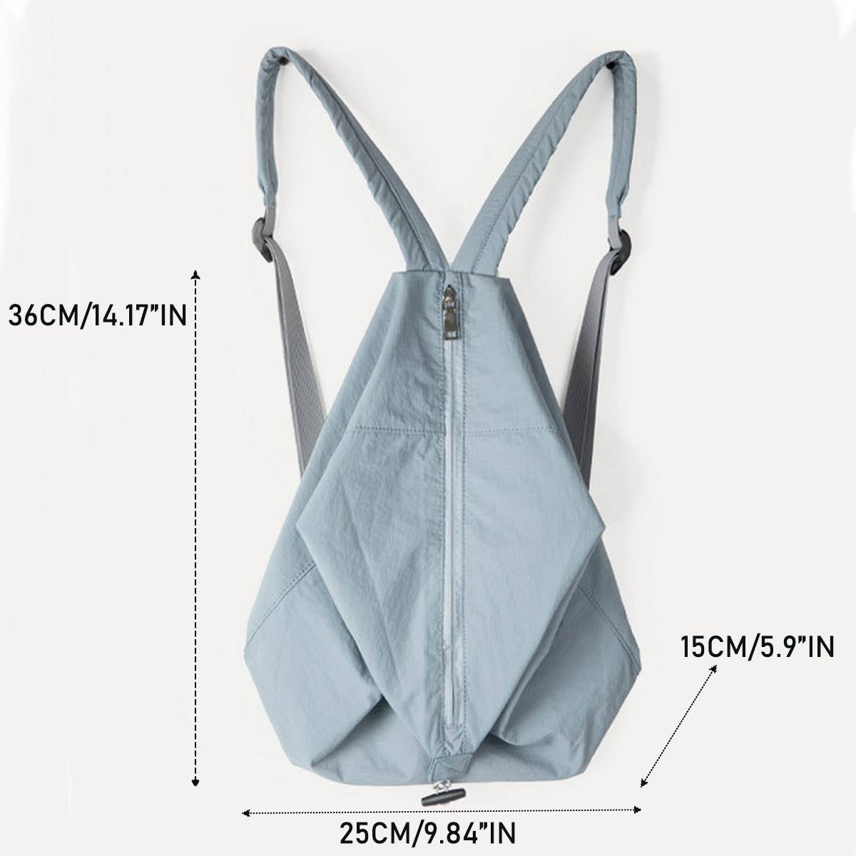 SUMMER MINIMALIST NYLON BACKPACK IRREGULAR DESIGN_CWAB1121