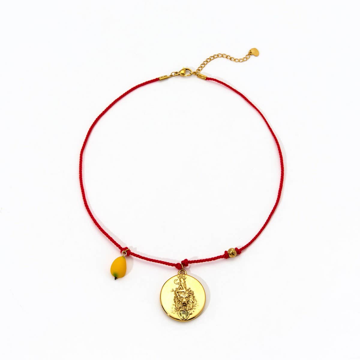 Handmade Rope Zodiac Necklace with Zircon