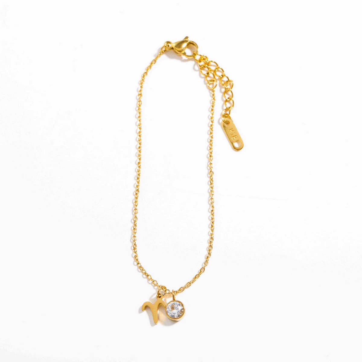 12 ZODIAC SIGNS ZIRCON HOROSCOPE RUNE BRACELET_CWAJE1611