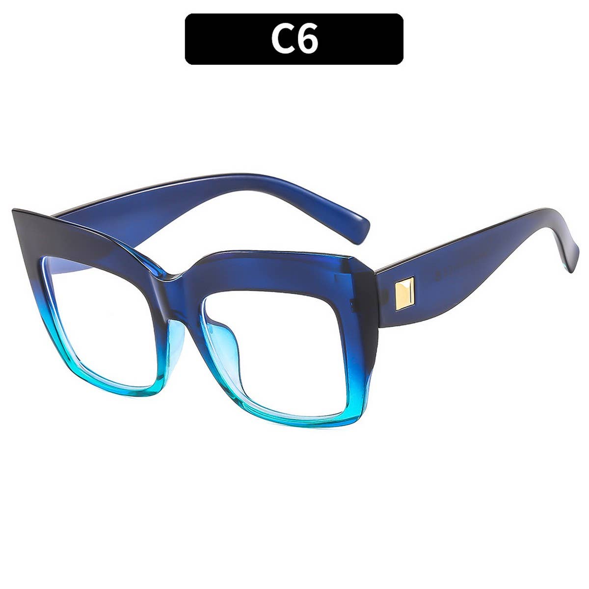 FASHIONABLE LARGE FRAME ANTI-BLUE LIGHT GLASSES