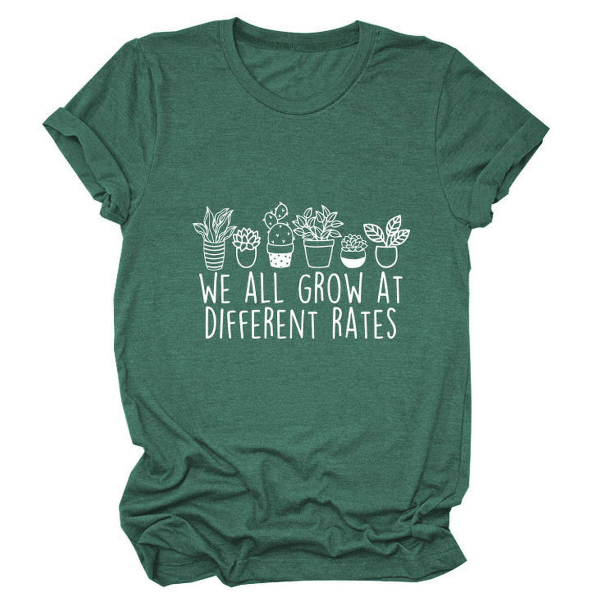 Printed Crew Neck Tee, We All Grow Graphic_CWTTS1493
