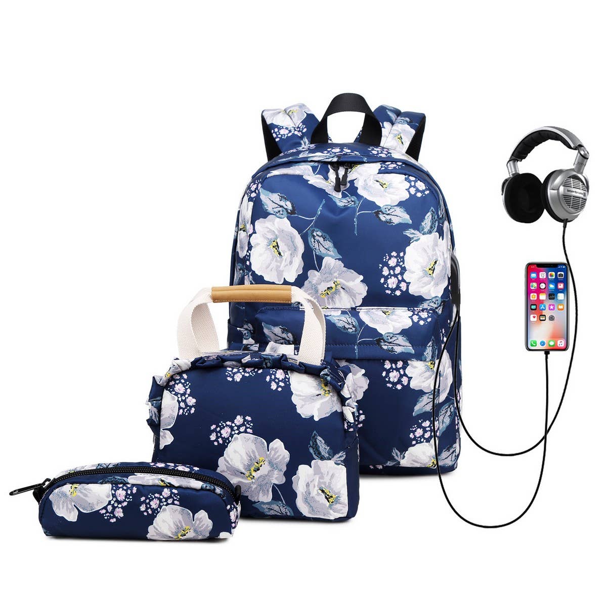 Backpacks for School??œFloral Oxford Large Capacity_CWAB5512