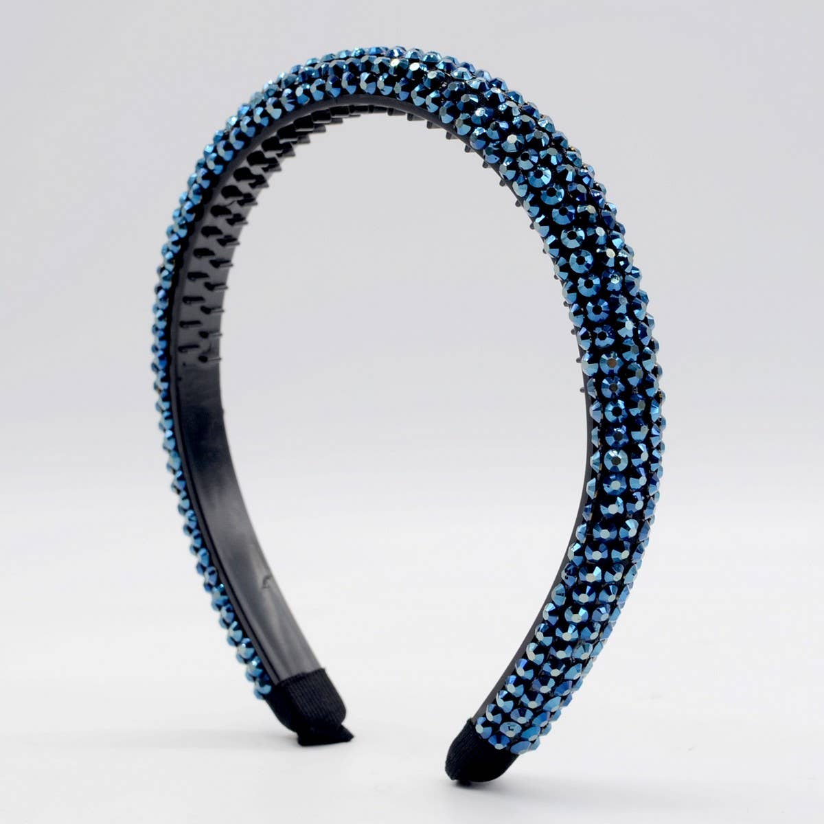 MONOCHROME RHINESTONE DECOR HAIR HOOP_CWAHA0357