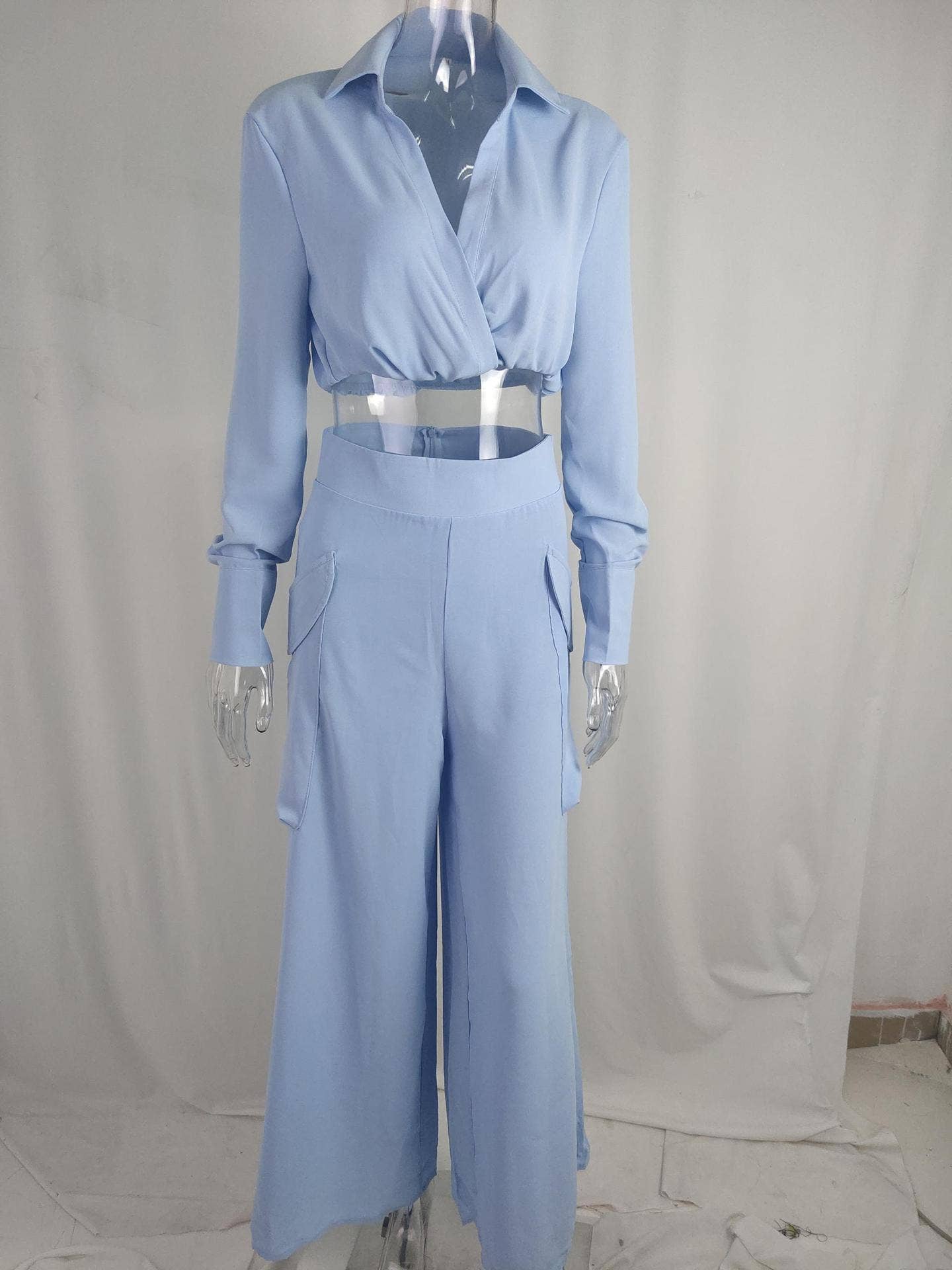 SOLID COLOR TEMPERAMENT COMMUTER FASHION SET