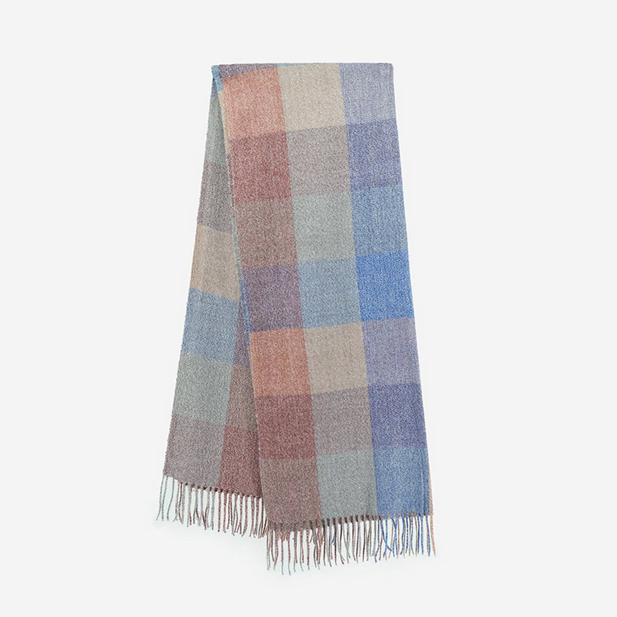 Plaid Scarf - Unisex Thick Warm Winter Shawl_CWASC1096
