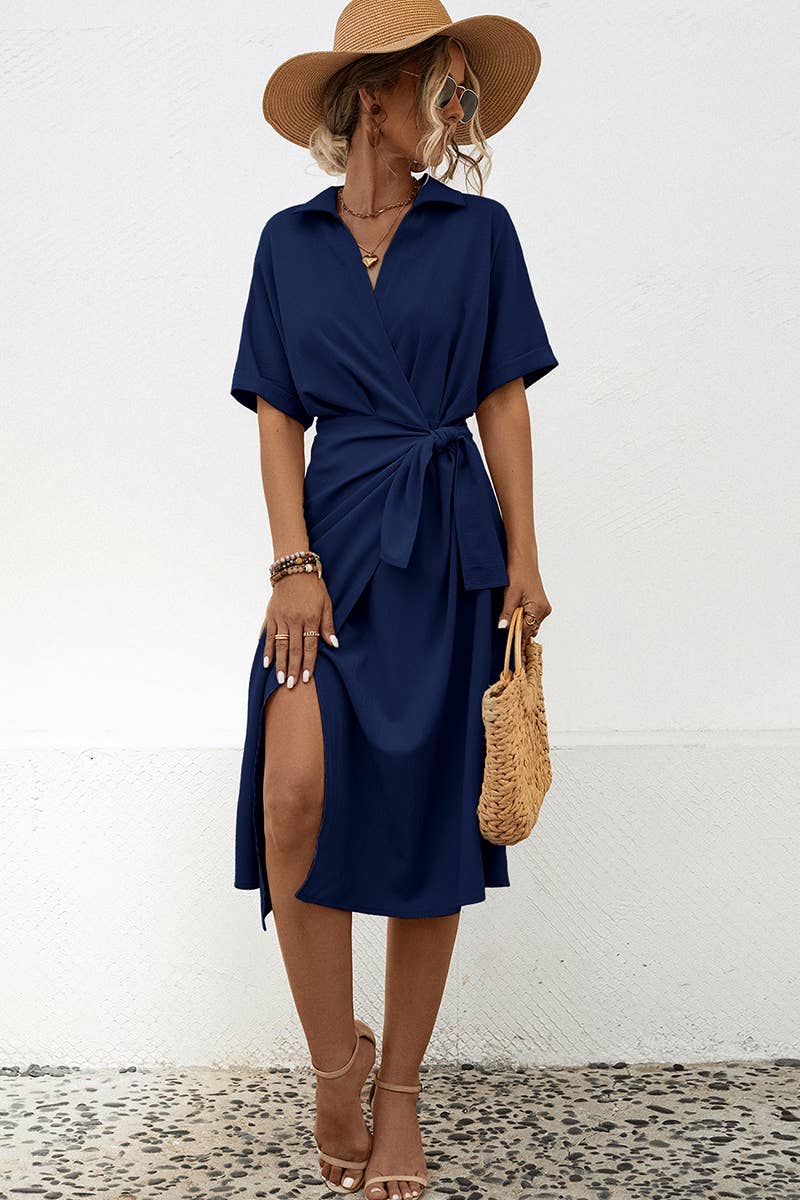 CWDTD0405_NEW SPRING AND SUMMER SHORT SLEEVE DRESS