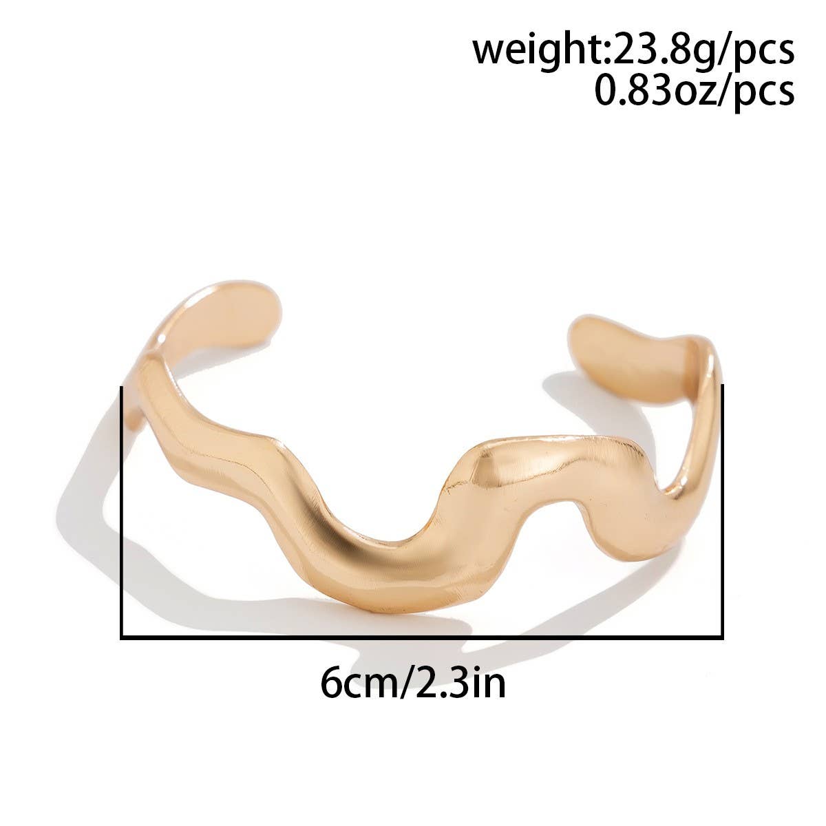 COOL GEOMETRIC TWISTED DESIGN NECKLACE