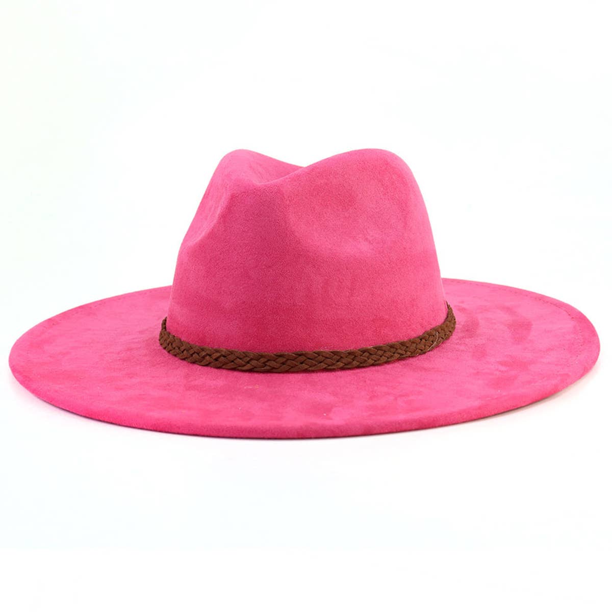 WOMEN AUTUMN AND WINTER WARM BELT PANAMA HAT_CWAH0681