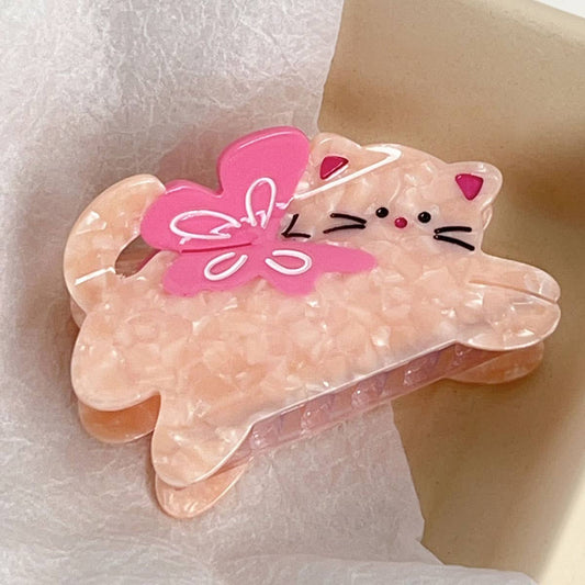 Cute animal acetate plate gripper shark gripper