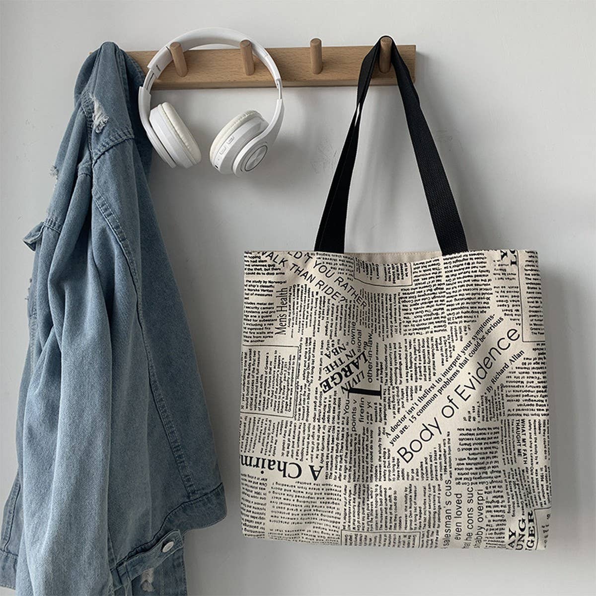 LARGE CAPACITY COMMUTING RETRO CANVAS BAG_CWAB2139