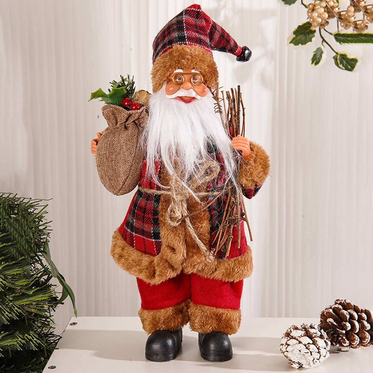 CHRISTMAS DECORATION BACKPACK OLD MAN ORNAMENTS