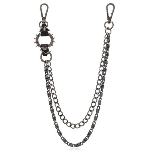 DARK ALL-MATCH TRENDY ALLOY TROUSER CHAIN