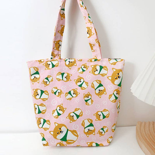 Cute cartoon dog large-capacity bento pack