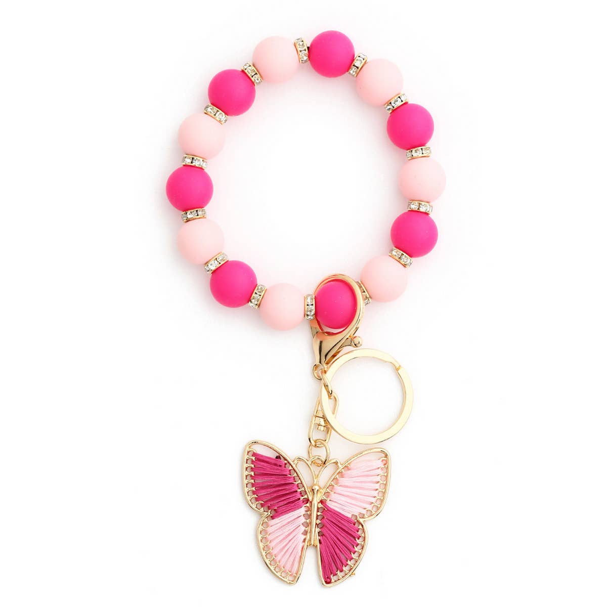 FASHION BRACELET BUTTERFLY PENDANT KEYCHAIN_CWMM1306
