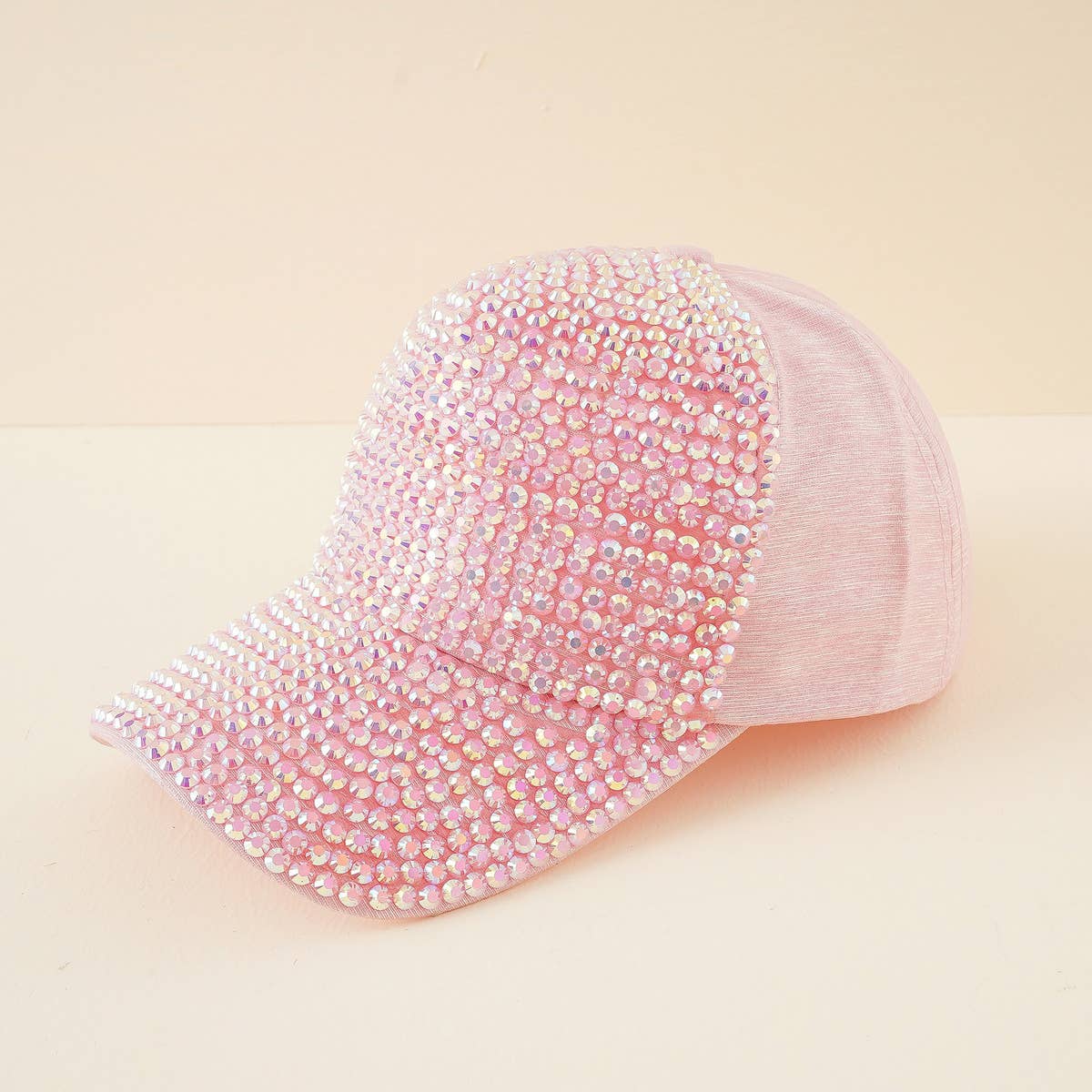 Rhinestone baseball cap, stylish and shiny CWAH1398