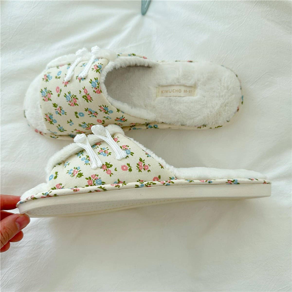QIPAO BUTTONED WINTER OPEN-TOE HOME SLIPPERS_CWMM2988
