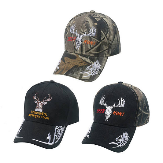 Camouflage Deer Antler Baseball Cap??œOutdoor Sun Hat CWAH1552