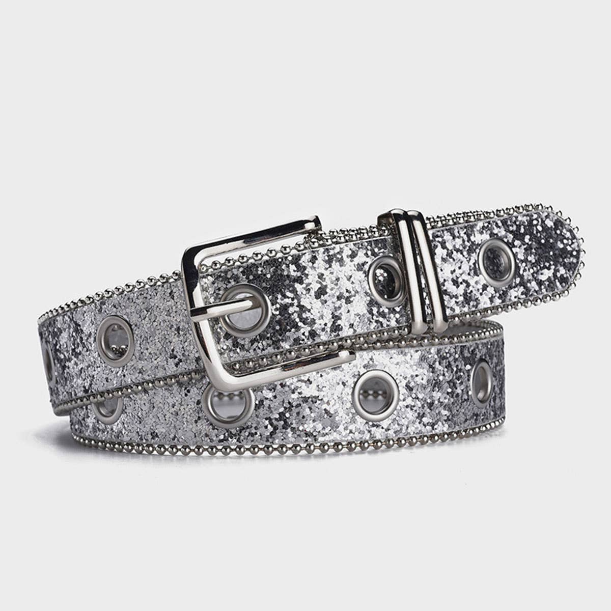 SEQUIN BLING VINTAGE BELT_CWABE0193