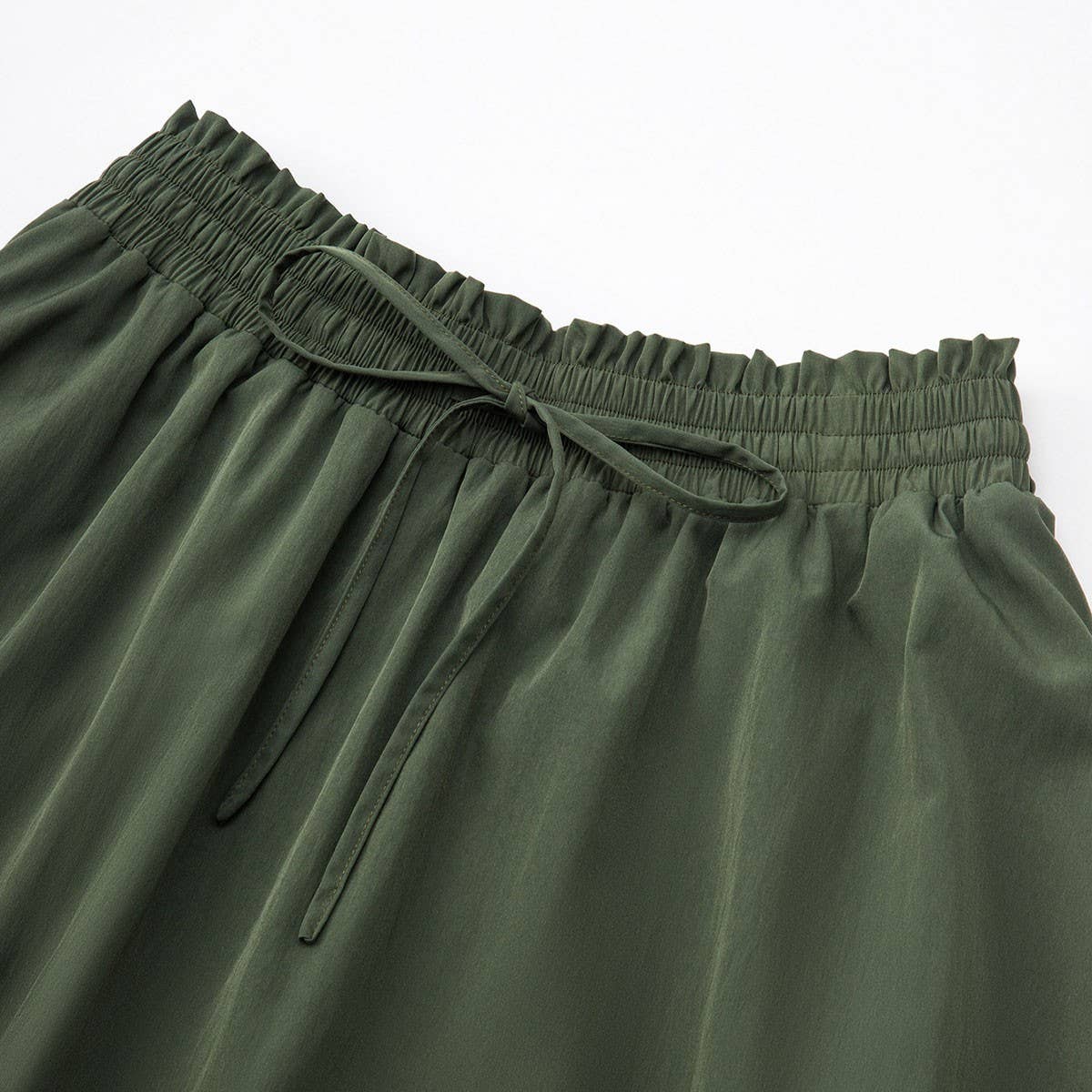 WAVE TIE ADJUSTABLE SKIRT LONG SWING SKIRT