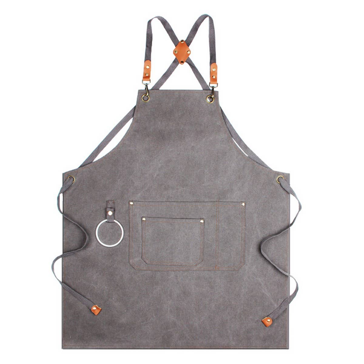 CWAB3994_COTTON POCKET WATERPROOF THICK CANVAS WORK APRON